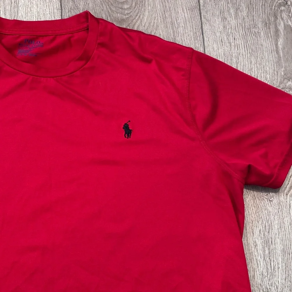 Polo Ralph Lauren Performance T-Shirt Mens XL Red Active Gym Casual